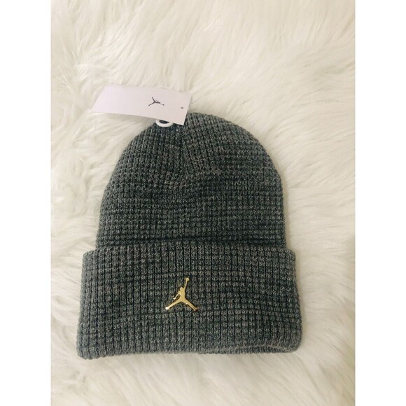 Air Jordan Men's Utility Beanie Unisex Gray One Size DM8272-091 NWT - Picture 5 of 8